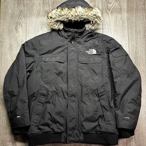 North Face Gotham III Down Jacket Mens 2XL Black 550 Fill DryVent Parka Hooded